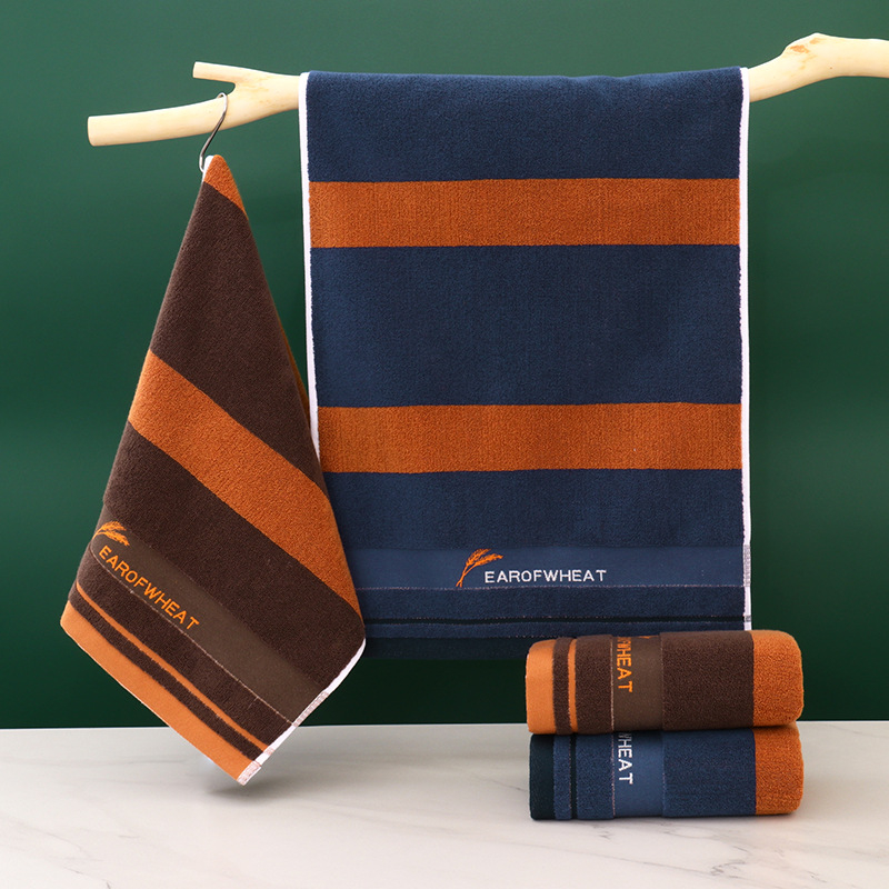 Set pamukovih ručnika | Marka Soft Card; Materijal: 100% pamuk; Niti: 32s; Pletenje: Žakard; Težina: 120–140 g