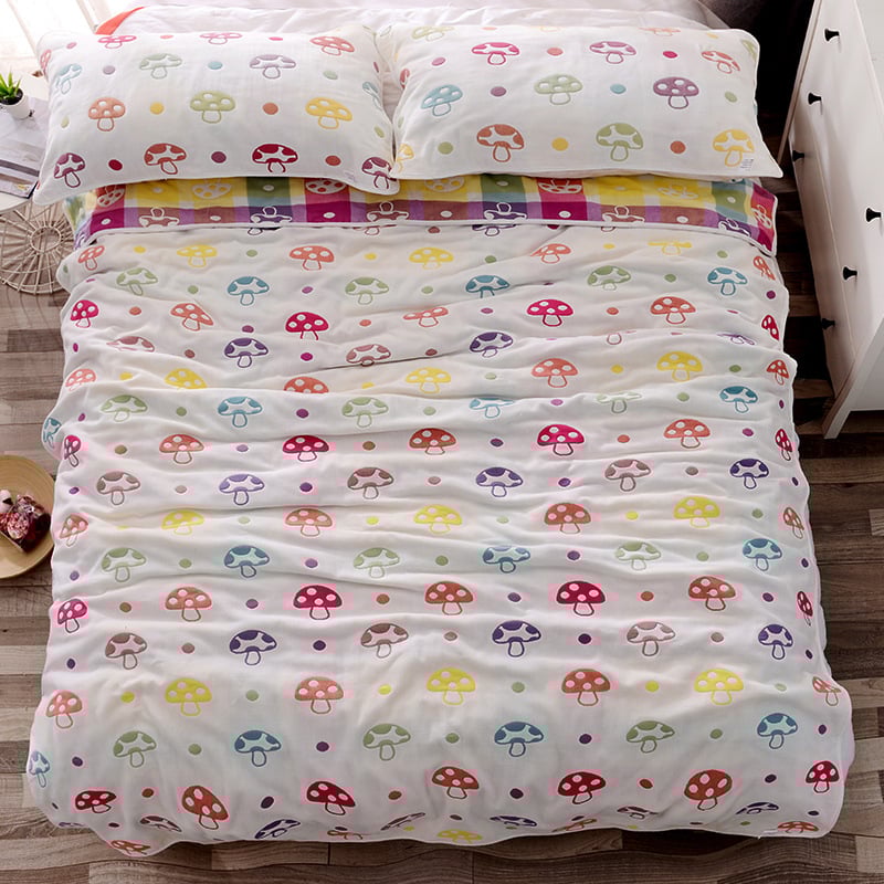 Dviele dvielu segu no sešslāņu gazes auduma – 100% kokvilna, svītrainais raksts, 1,55–2,00 kg, vasara