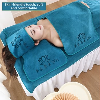 Szépségszalon törölközőkészlet – öt darabos, mikroszálas törölközők, tartalmaz nagy ágyneműtörölközőt és fejkendő-törölközőt, testreszabás és logónyomás elérhető, grammsúly 70/150/180/500/600 g