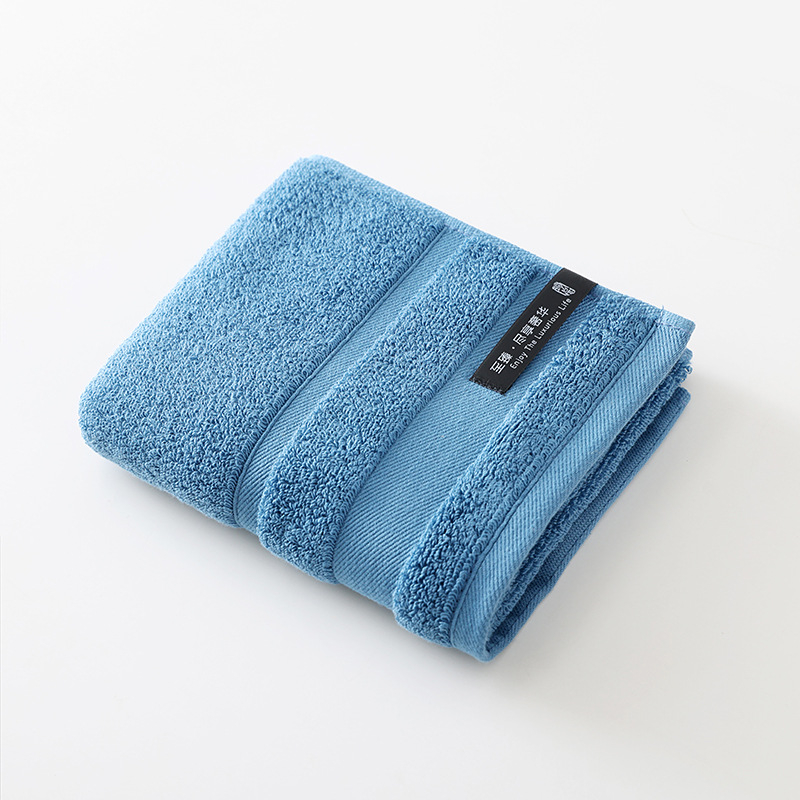 Prosop de hotel din bumbac 100%, Class A, gros și absorbant, prosoape de față brodate, 120–140 g