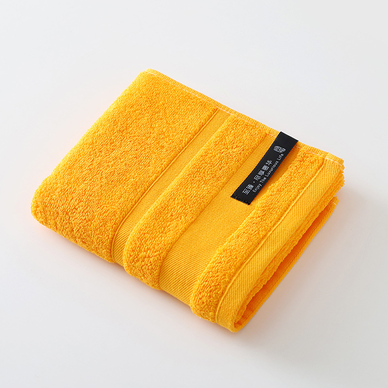 Prosop de hotel din bumbac 100%, Class A, gros și absorbant, prosoape de față brodate, 120–140 g