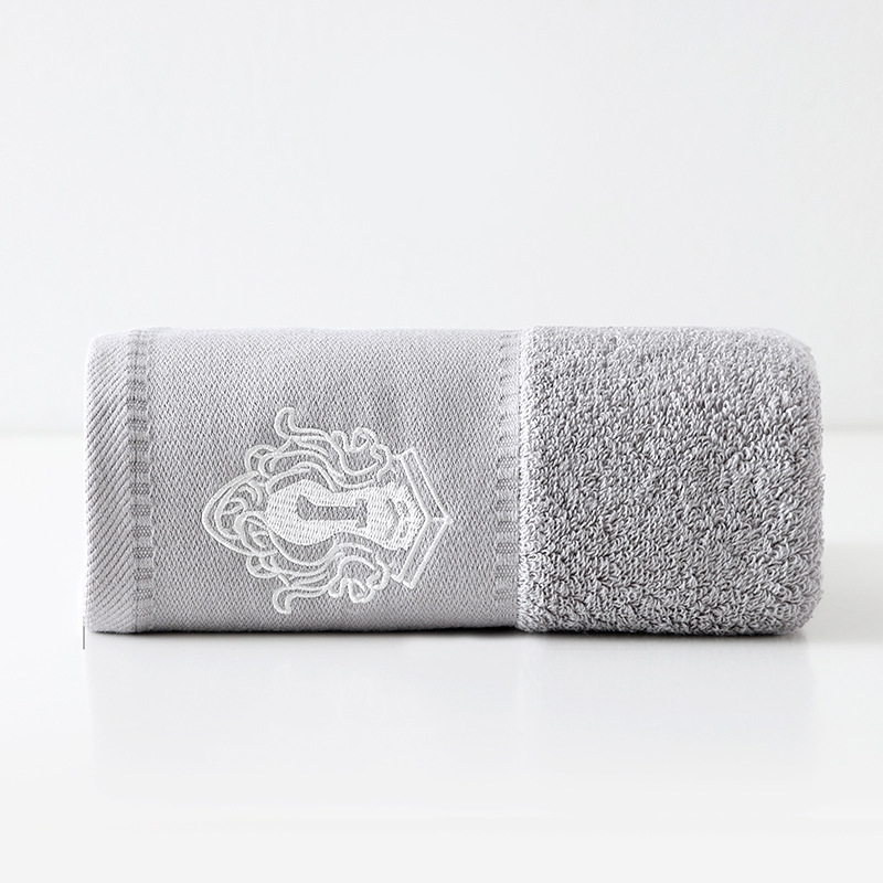 Prosop de hotel din bumbac 100%, Class A, gros și absorbant, prosoape de față brodate, 120–140 g