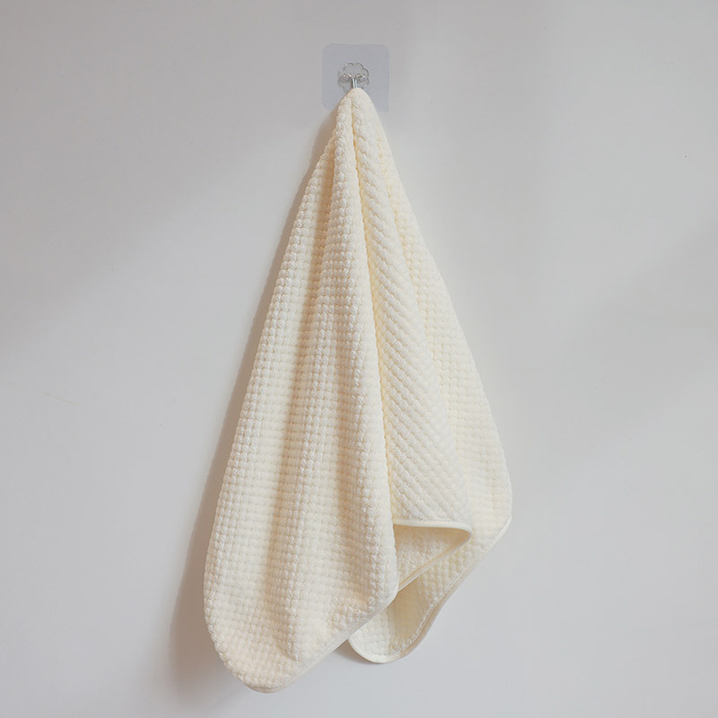 Set za kupanje od koralnog baršuna (ručnik, kupaonski ručnik i kapa za sušenje kose) – 3 komada, visoka upojnost, brzo sušenje, 83% poliester / 17% najlon, 100D, Plain weave