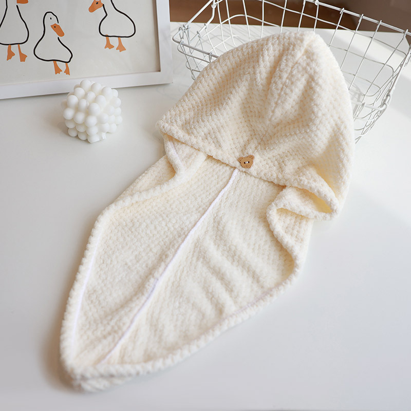 Set za kupanje od koralnog baršuna (ručnik, kupaonski ručnik i kapa za sušenje kose) – 3 komada, visoka upojnost, brzo sušenje, 83% poliester / 17% najlon, 100D, Plain weave