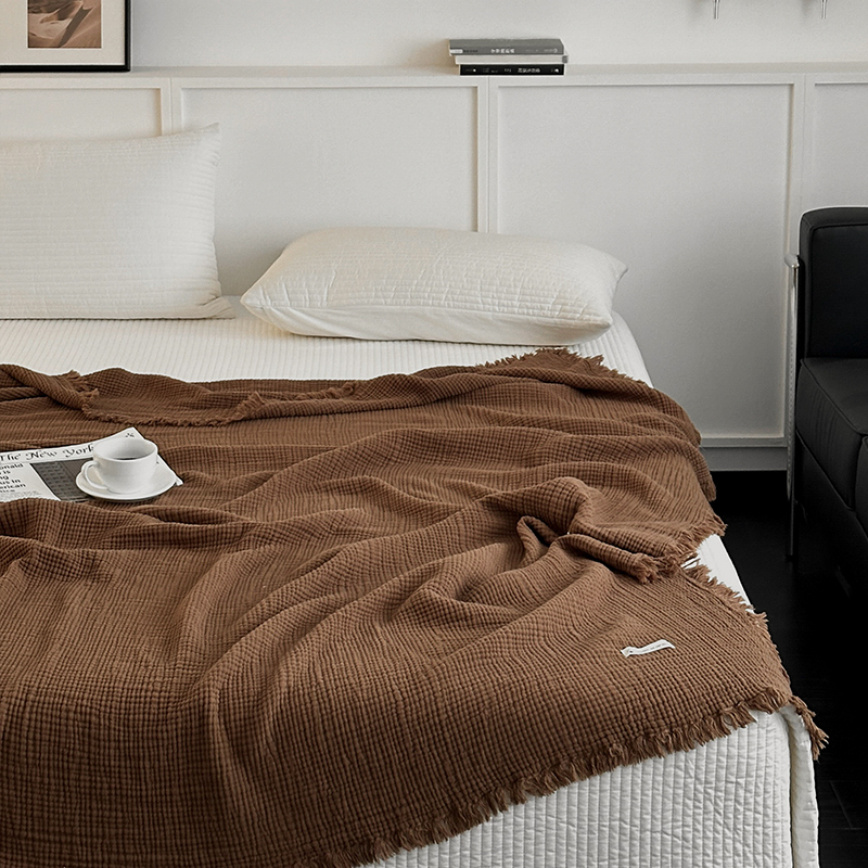 Četrslāņu kokvilnas segu ar pūtēm dīvānam, 500–800 g, pavasaris un rudens