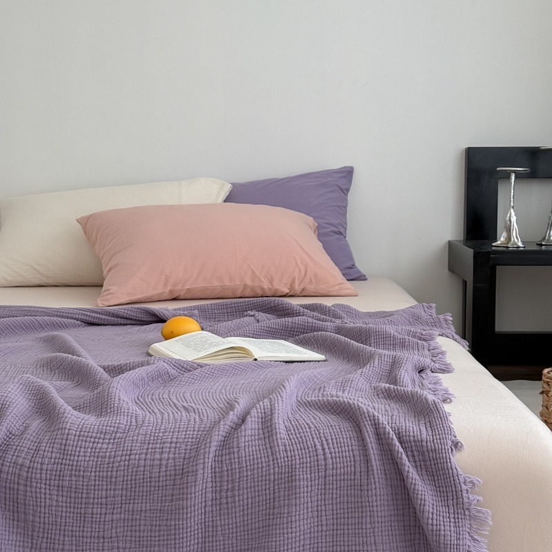 Četrslāņu kokvilnas segu ar pūtēm dīvānam, 500–800 g, pavasaris un rudens