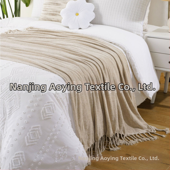 Dīvāna pleds — poliesters, 500–799 g, mūsdienīgs minimālisms, pavasaris un rudens