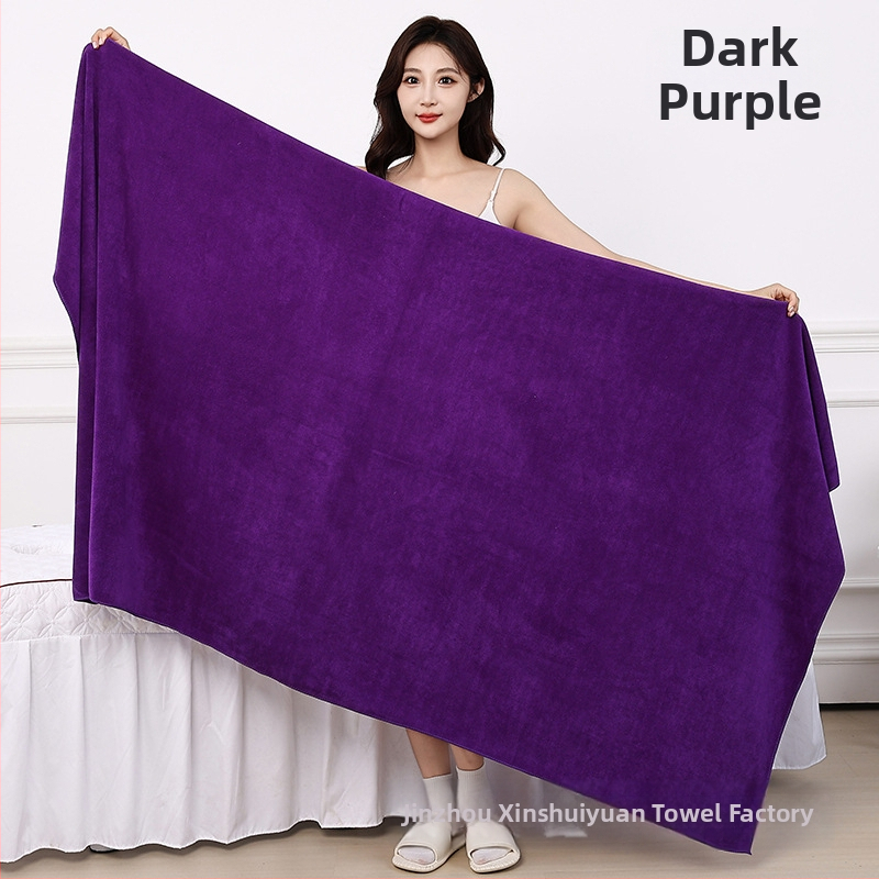 Vannas dvielis no mikrofibrām, 150D, 300–400 g, vienkāršs audums, spirālveida pavedieni, piemērots spa un masāžas galdam