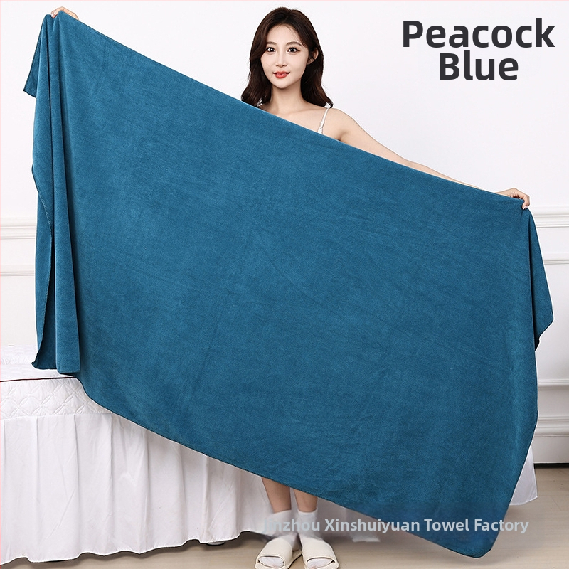 Vannas dvielis no mikrofibrām, 150D, 300–400 g, vienkāršs audums, spirālveida pavedieni, piemērots spa un masāžas galdam