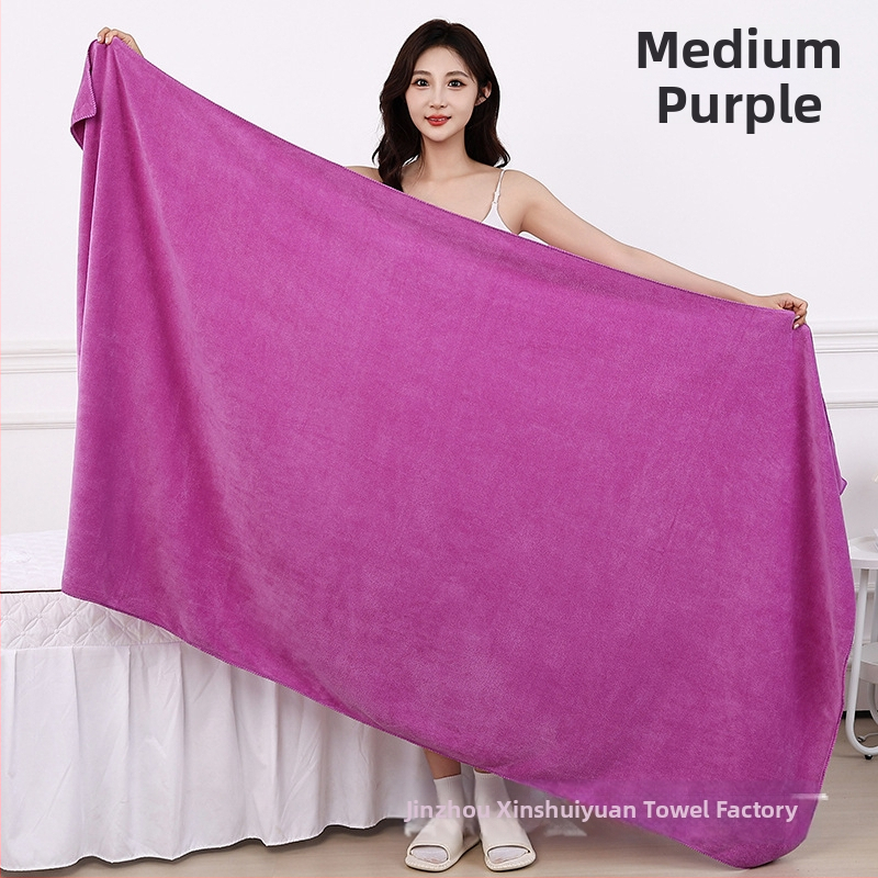 Vannas dvielis no mikrofibrām, 150D, 300–400 g, vienkāršs audums, spirālveida pavedieni, piemērots spa un masāžas galdam