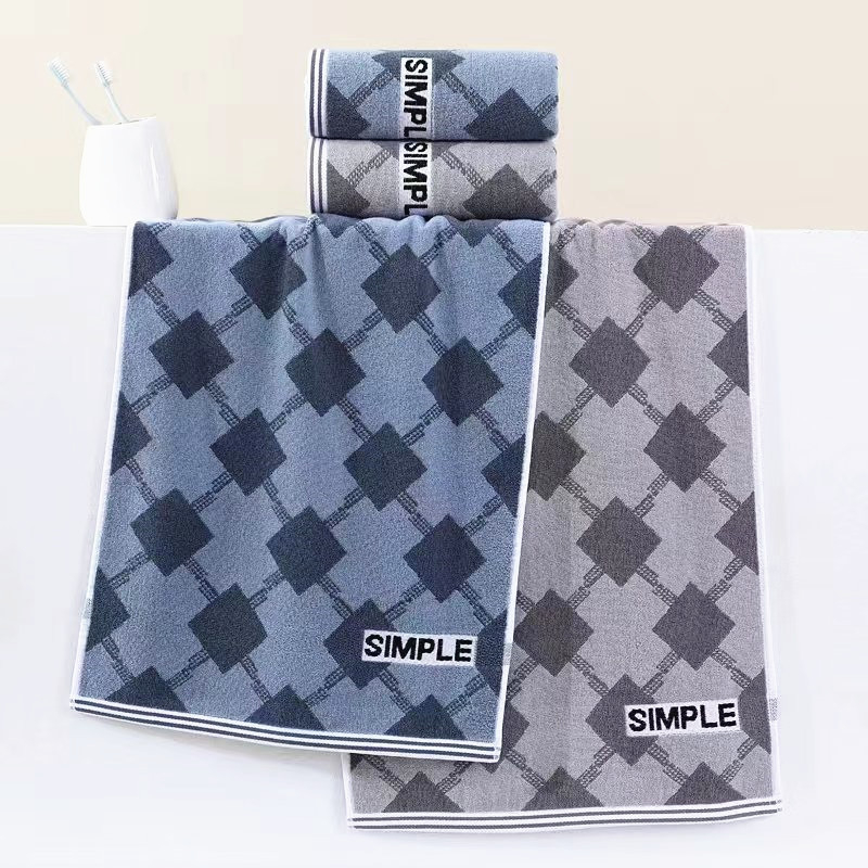 Ručnik za kupanje, poliestersko-bavunasta smjesa, jacquard tkanina, 32s vlakna, težina 140–170 g/m², za kućnu upotrebu