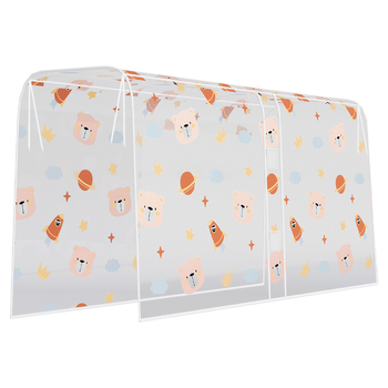 Drēbju pārklājums ar drukātu Kosmosa lāci, caurspīdīgs, PVC, putekļu izturīgs, drēbēm (vasaras 2024 izlase)