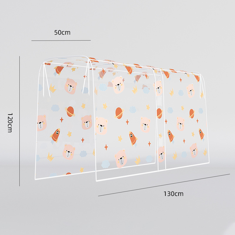Drēbju pārklājums ar drukātu Kosmosa lāci, caurspīdīgs, PVC, putekļu izturīgs, drēbēm (vasaras 2024 izlase)