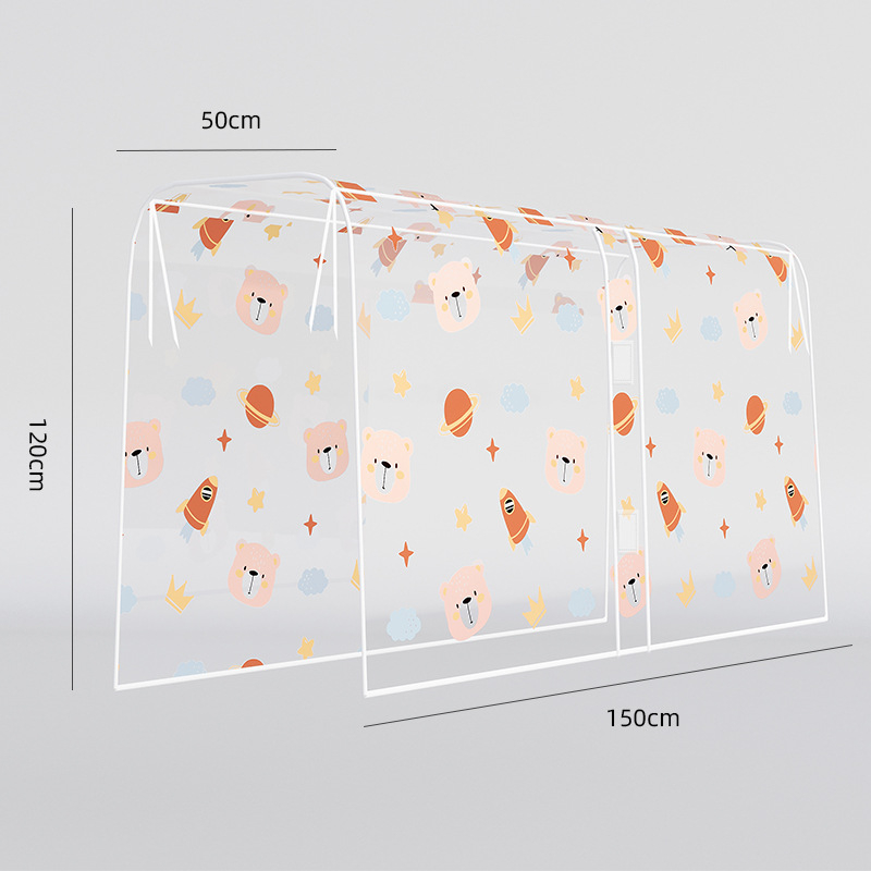 Drēbju pārklājums ar drukātu Kosmosa lāci, caurspīdīgs, PVC, putekļu izturīgs, drēbēm (vasaras 2024 izlase)