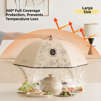 Izolēts pārtikas pārsegs mājas virtuves galdam – Noņemams un mazgājams, putekļu un odiem izturīgs, saliekams