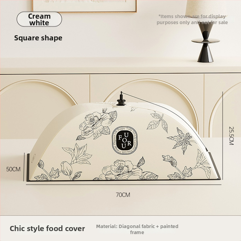 Izolēts pārtikas pārsegs mājas virtuves galdam – Noņemams un mazgājams, putekļu un odiem izturīgs, saliekams
