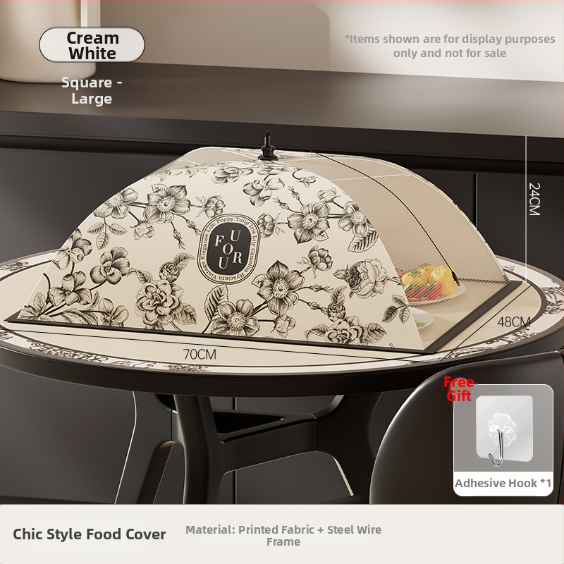 Izolēts pārtikas pārsegs mājas virtuves galdam – Noņemams un mazgājams, putekļu un odiem izturīgs, saliekams