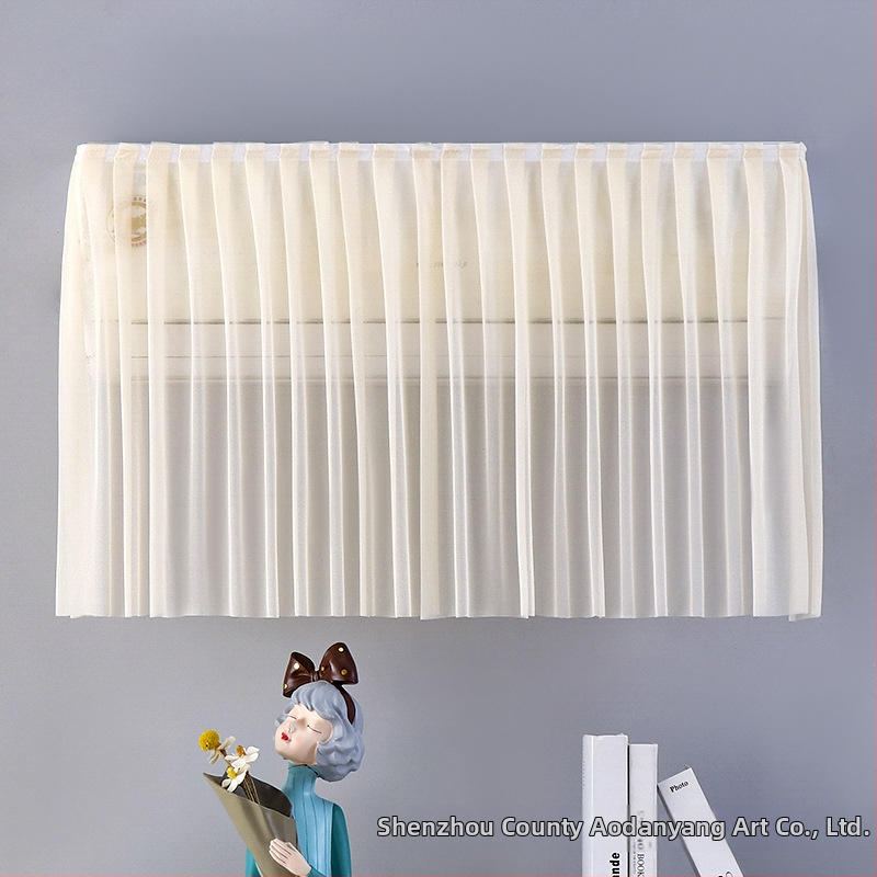 2-in-1 Gaisa kondicioniera pārsegs split/uzstādājamām sienas vienībām, putekļu aizsardzība un vēja aizsargs, poliesters