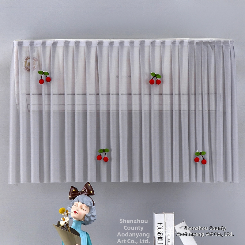 2-in-1 Gaisa kondicioniera pārsegs split/uzstādājamām sienas vienībām, putekļu aizsardzība un vēja aizsargs, poliesters