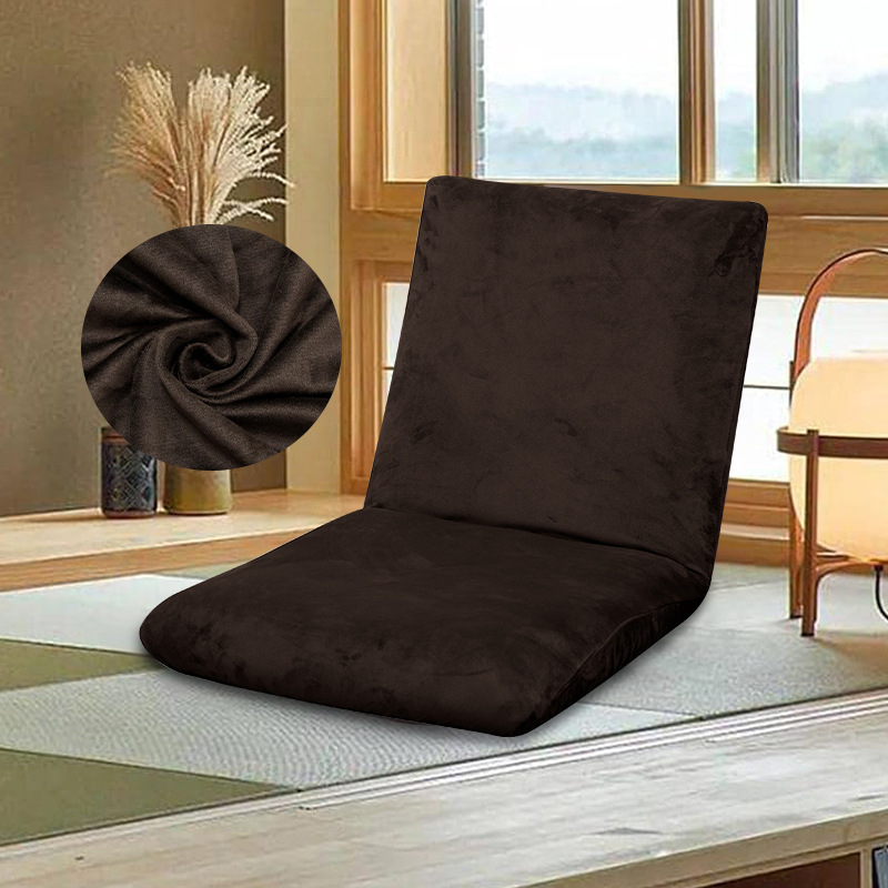 Elastična baršunasta navlaka za tatami stolicu i podnu stolicu, jednostavna boja, moderno minimalistički stil, zaštita od prašine