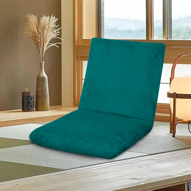 Elastična baršunasta navlaka za tatami stolicu i podnu stolicu, jednostavna boja, moderno minimalistički stil, zaštita od prašine