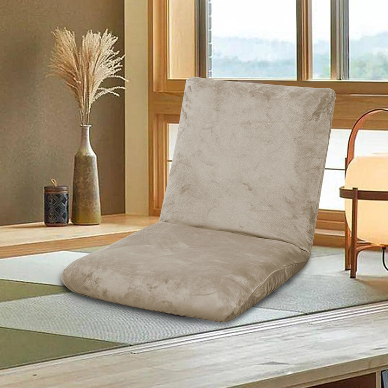 Elastična baršunasta navlaka za tatami stolicu i podnu stolicu, jednostavna boja, moderno minimalistički stil, zaštita od prašine