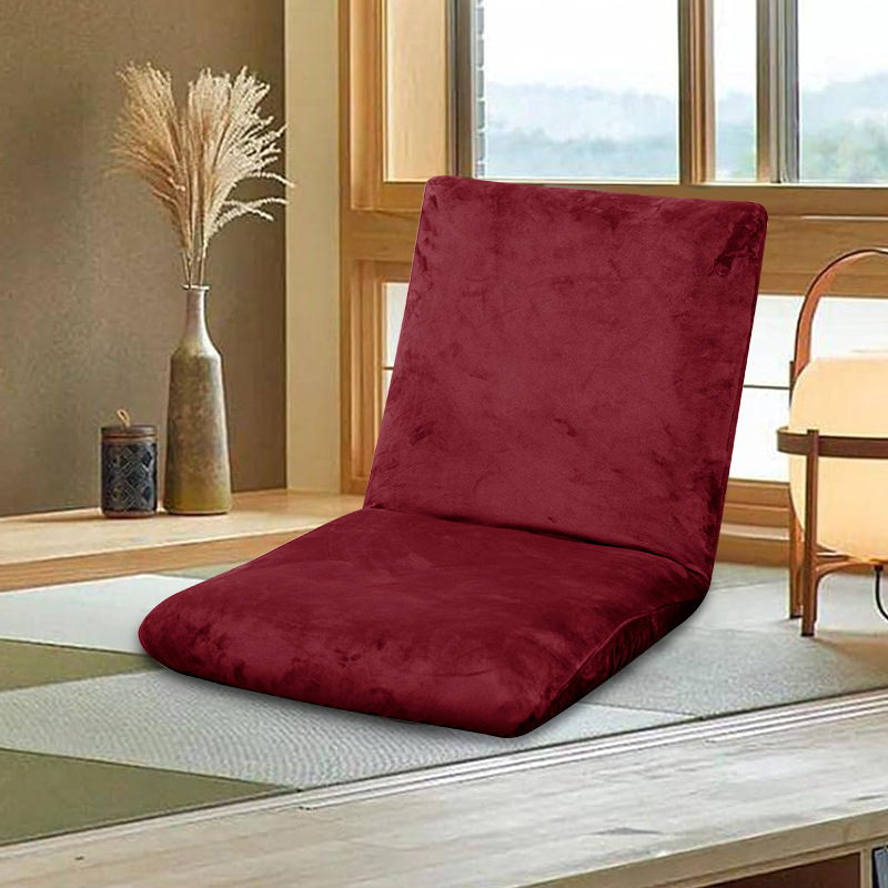 Elastična baršunasta navlaka za tatami stolicu i podnu stolicu, jednostavna boja, moderno minimalistički stil, zaštita od prašine