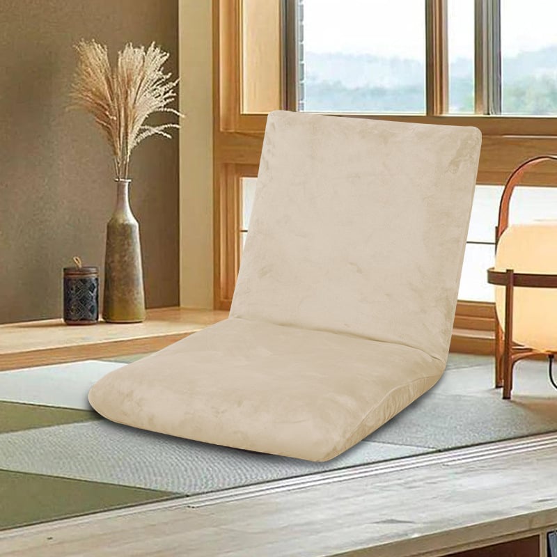 Elastična baršunasta navlaka za tatami stolicu i podnu stolicu, jednostavna boja, moderno minimalistički stil, zaštita od prašine