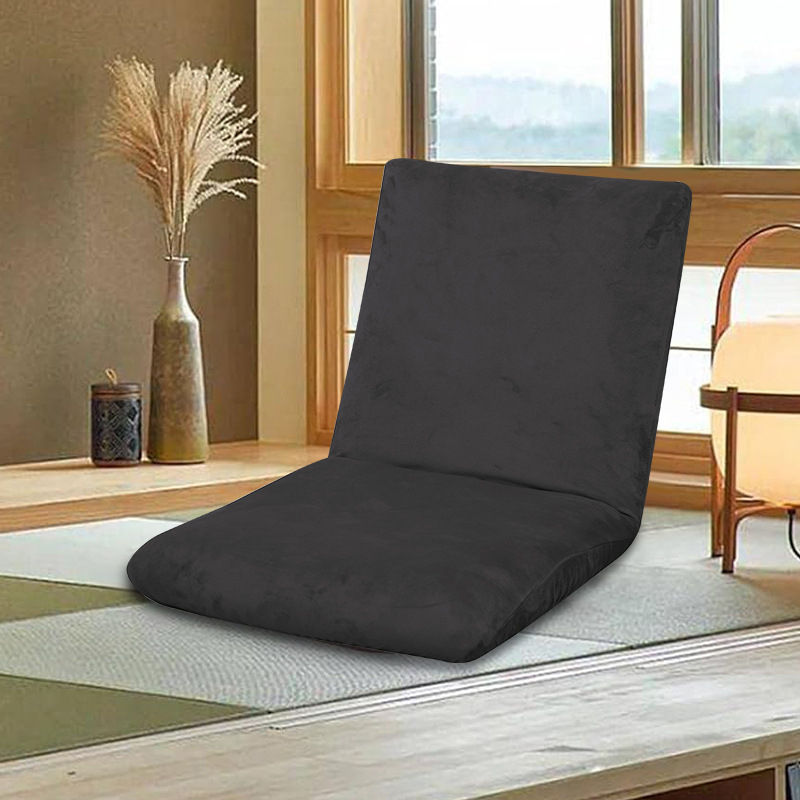 Elastična baršunasta navlaka za tatami stolicu i podnu stolicu, jednostavna boja, moderno minimalistički stil, zaštita od prašine