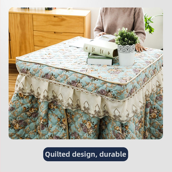 Față de masă cu stil fustă (din bumbac; simplu și modern; acoperire pentru praf/canapea/aer condiționat; Marcă: Alta)