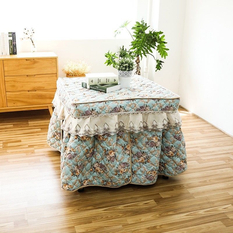 Față de masă cu stil fustă (din bumbac; simplu și modern; acoperire pentru praf/canapea/aer condiționat; Marcă: Alta)