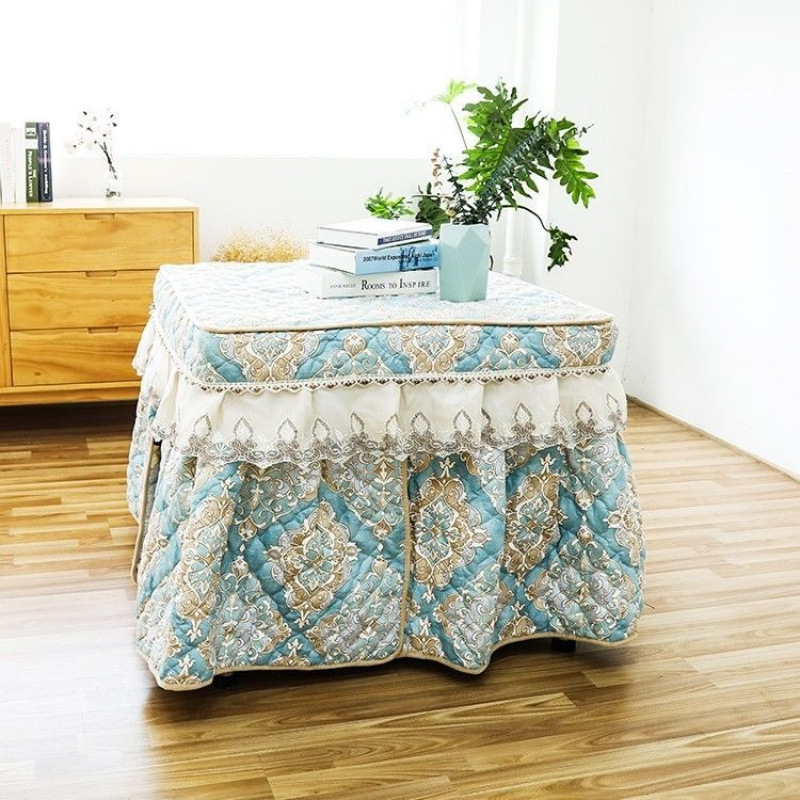 Față de masă cu stil fustă (din bumbac; simplu și modern; acoperire pentru praf/canapea/aer condiționat; Marcă: Alta)