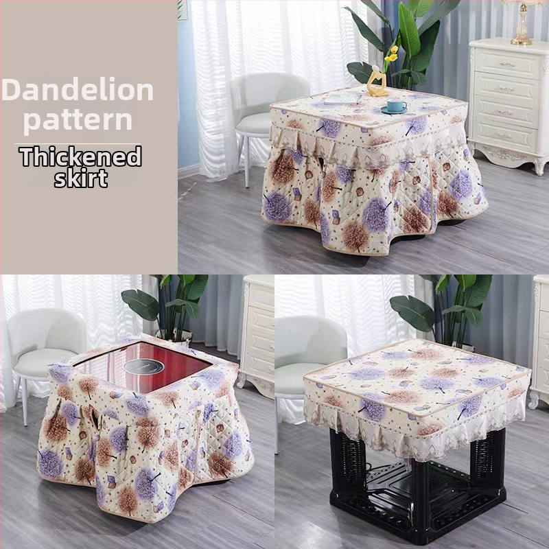 Față de masă cu stil fustă (din bumbac; simplu și modern; acoperire pentru praf/canapea/aer condiționat; Marcă: Alta)