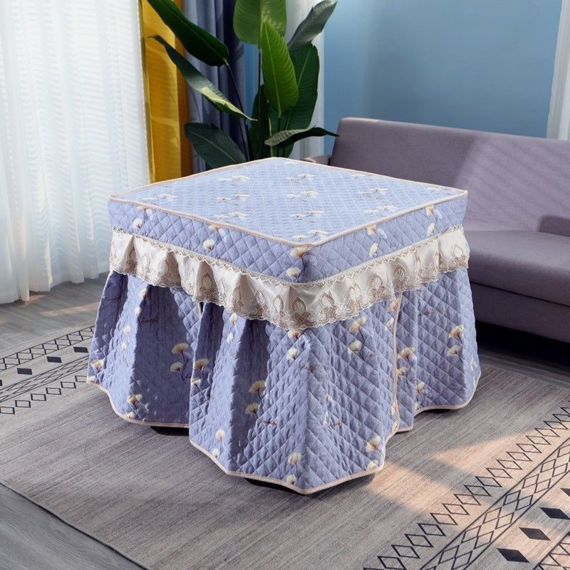 Față de masă cu stil fustă (din bumbac; simplu și modern; acoperire pentru praf/canapea/aer condiționat; Marcă: Alta)