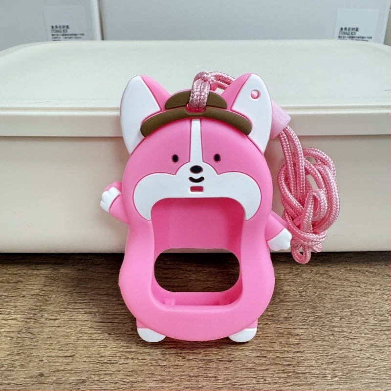 Universāls bērnu viedpulksteņa aizsargapvalks ar silikona kakla kulonu (materiāls: silikons; savietojamība: universāla; svars: 0,05)