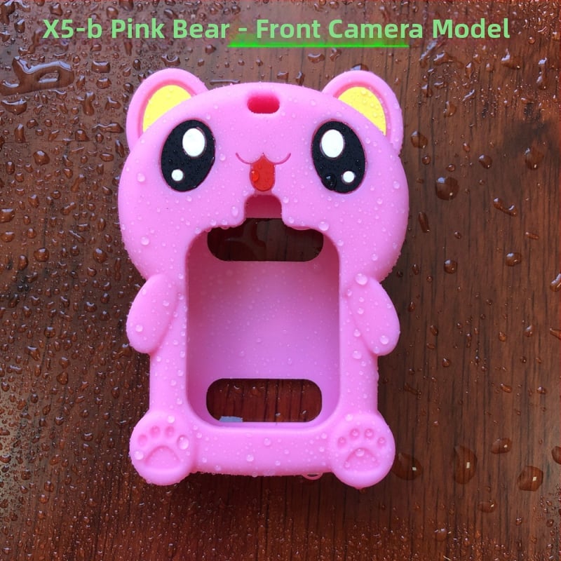 Universāls bērnu viedpulksteņa aizsargapvalks ar silikona kakla kulonu (materiāls: silikons; savietojamība: universāla; svars: 0,05)