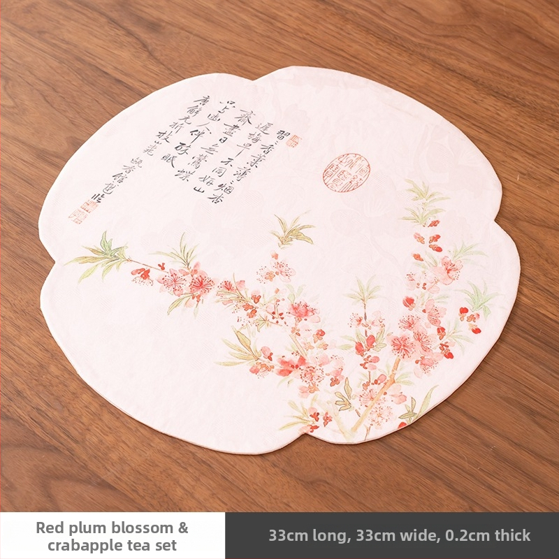 Rundas formas divpusīgs ūdensnecaurlaidīgs tējas paliktnis ar sausas putu izolāciju, Tea Banquet sērija