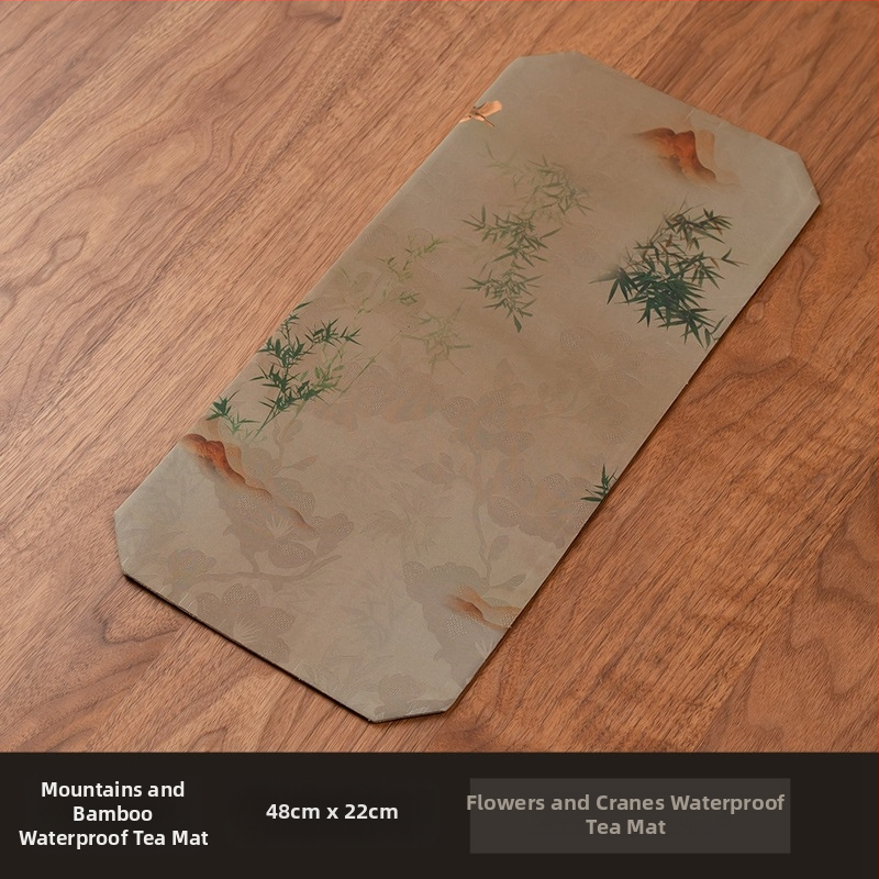 Rundas formas divpusīgs ūdensnecaurlaidīgs tējas paliktnis ar sausas putu izolāciju, Tea Banquet sērija