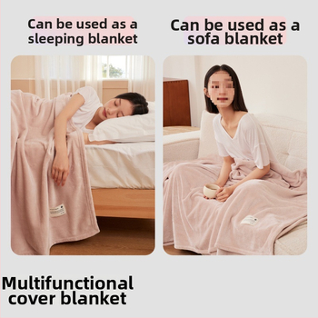 Korāla fleece sega biroja atpūtai — poliestera šķiedras, vienam lietotājam, vasaras lietošanai