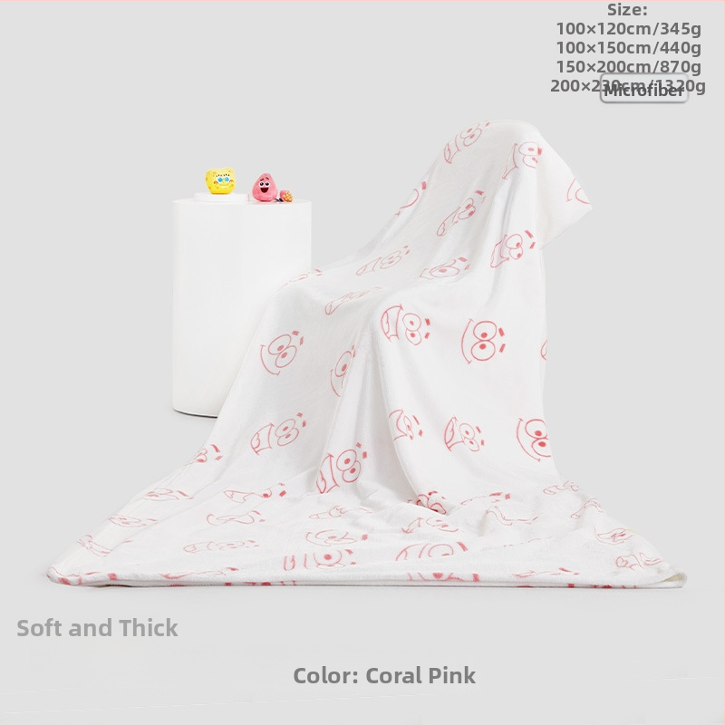 Korāla fleece sega biroja atpūtai — poliestera šķiedras, vienam lietotājam, vasaras lietošanai