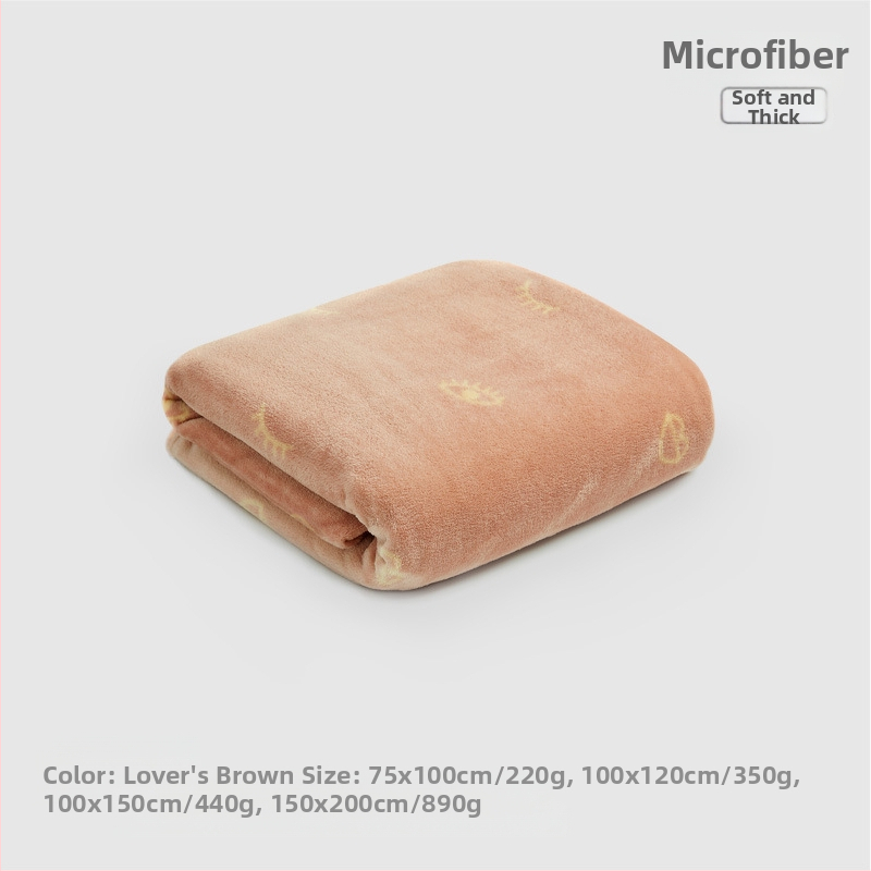 Korāla fleece sega biroja atpūtai — poliestera šķiedras, vienam lietotājam, vasaras lietošanai