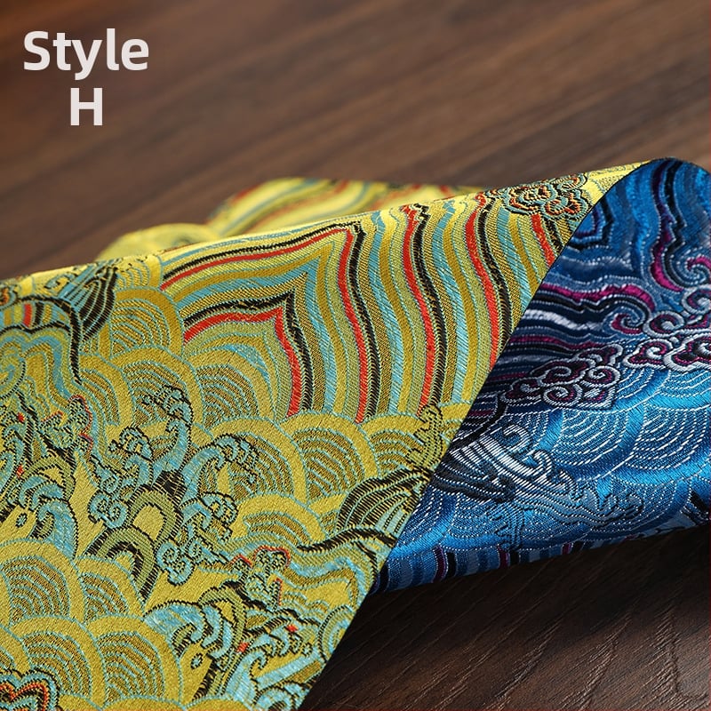 Steag de masă, fibră de poliester, conținut de țesătură 50%, stil nou chinezesc, potrivit pentru living, dormitor, birou, exterior, restaurante, spații comerciale