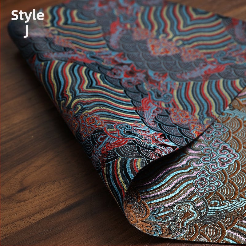 Steag de masă, fibră de poliester, conținut de țesătură 50%, stil nou chinezesc, potrivit pentru living, dormitor, birou, exterior, restaurante, spații comerciale