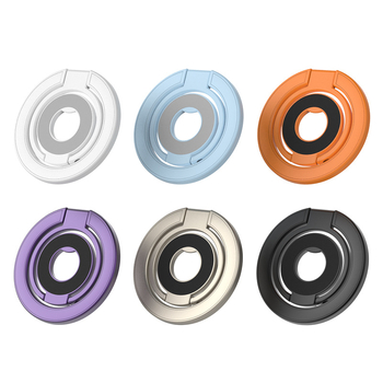 MagSafe βάση αυτοκινήτου για κινητό με δαχτυλίδι, διπλής όψεως μαγνητική, συμβατή με Apple και Android, μεταλλική κατασκευή