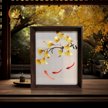 Divpusējs Hunan izšuvums rotājums, ķīniešu stilā, pabeigts produkts, mājas dekoriem dzīvojamā istabā, guļamistabā, studijā