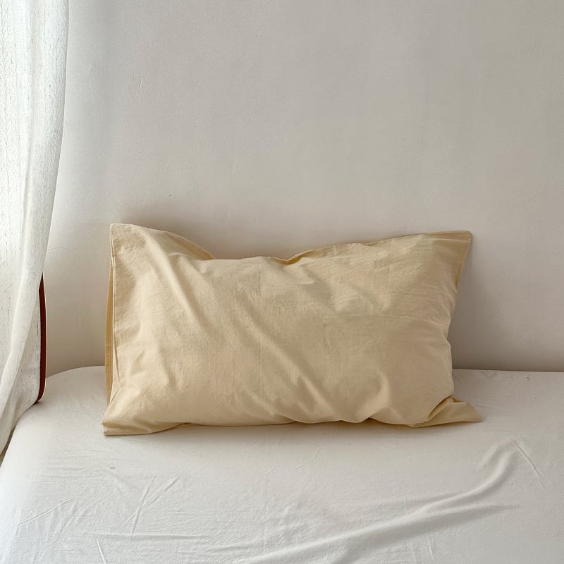 Sofansa párnahuzat készlet – 100% pamut, 40 szál, fonallal színezett, mosott anyag