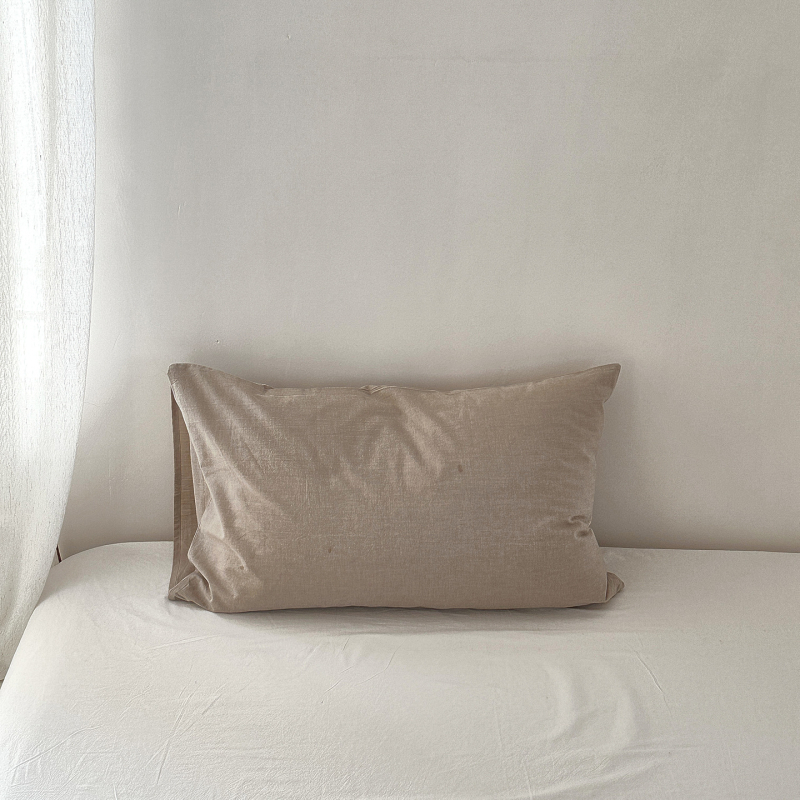 Sofansa párnahuzat készlet – 100% pamut, 40 szál, fonallal színezett, mosott anyag