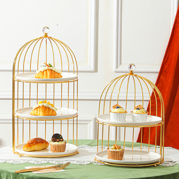 Daudzslāņu deserts statīvs augļiem un uzkodām, ziemeļniecisks stils, vienkāršs stils, produkta numurs FS75902933016564