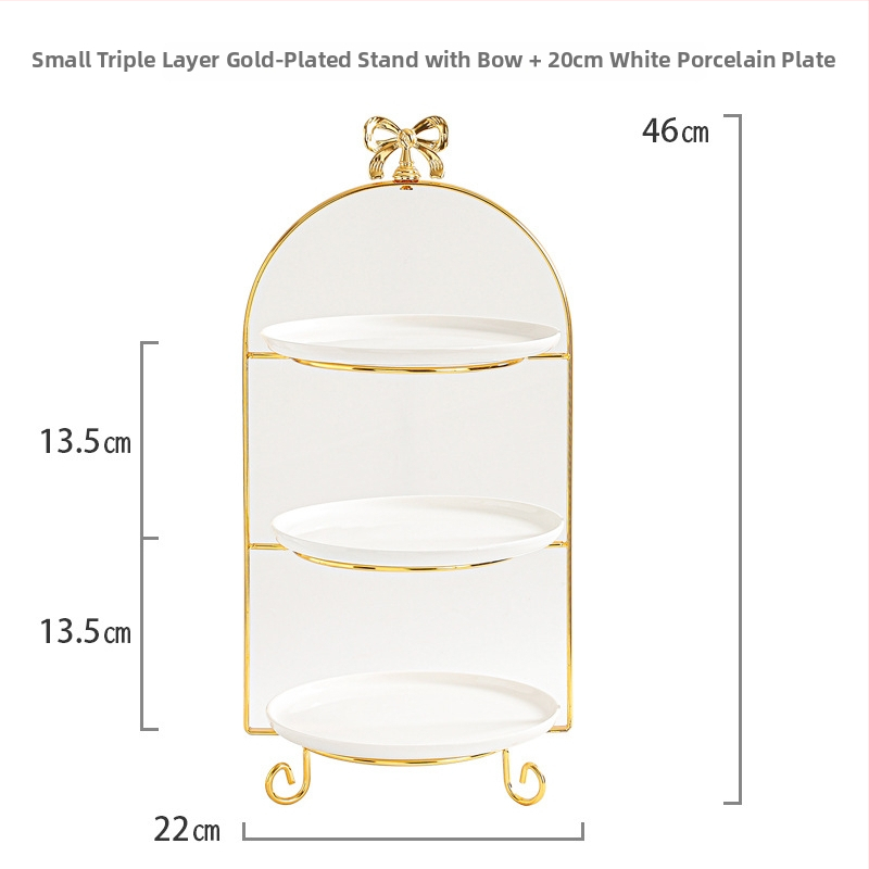 Daudzslāņu deserts statīvs augļiem un uzkodām, ziemeļniecisks stils, vienkāršs stils, produkta numurs FS75902933016564