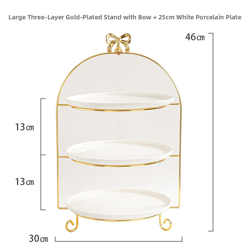 Daudzslāņu deserts statīvs augļiem un uzkodām, ziemeļniecisks stils, vienkāršs stils, produkta numurs FS75902933016564